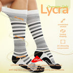 Merino Wool Compression Socks for Women Men, 15-20 mmHg Knee High Socks for - Image 5