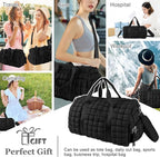 Quilted Travel Duffle Bag Gym Bag - Image 4