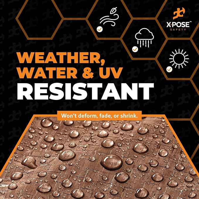 Multipurpose Protective Cover Brown Poly Tarp 10' x 15' - Image 4