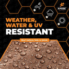 Multipurpose Protective Cover Brown Poly Tarp 10' x 15' - Image 4