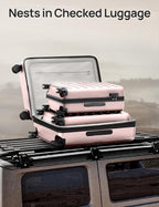 Carry on Luggage 22 X 14 X 9 Airline Approved, 20 Inch Luggage - Image 8