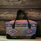 Southwestern Large Weekender Travel Bag Western Duffle Bag Boho Travel Bag - Image 2