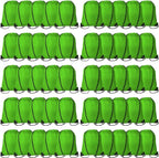 60 Pieces Drawstring Backpack Bags Sports Sackpack Bulk Cinch Gym Bag by Topspeeder