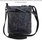 Crossbody Sling Bag for Women Small Real Leather Purse Vintage Travel Crossover - Image 5