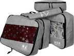 5 Set Packing Cubes for Travel Large Suitcase Luggage Organizer Bags Travel - Image 2