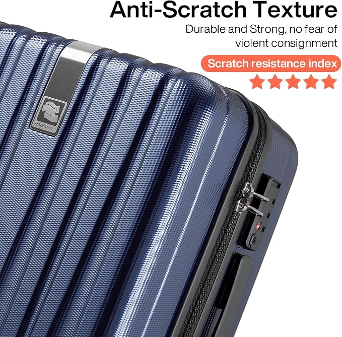 Hanke 20 Inch Carry On Luggage 22x14x9 Airline Approved Lightweight PC Hard - Image 5
