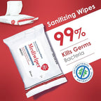 MEDIWIPER 80ct Alcohol-Free Hand Sanitizing Wipes Unscnted Wet Wipe, Hand - Image 4