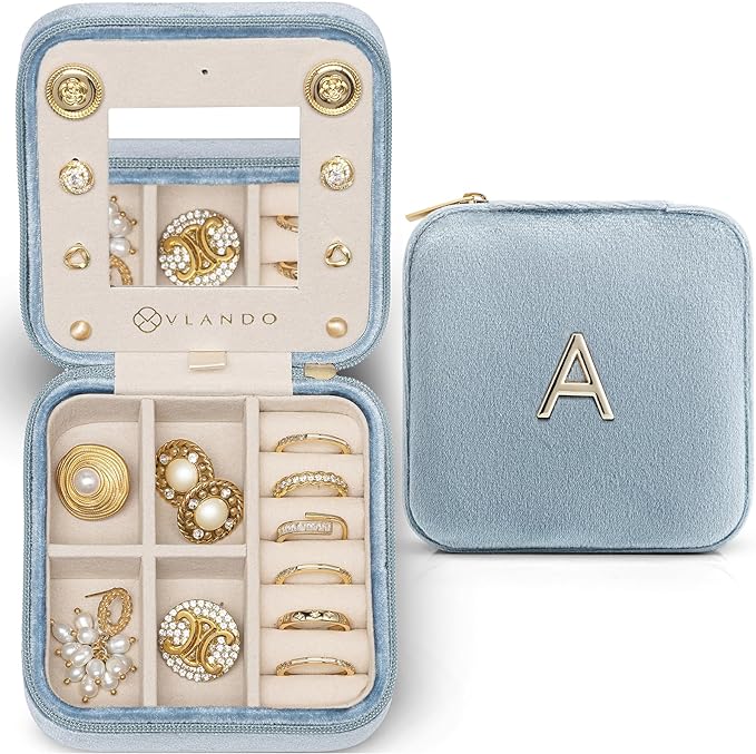 Vlando Travel Gifts 2025, Travel Jewelry Case by VLANDO