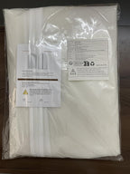 Dress Bags for Hanging Clothes 24'' x 54'' Long Dress Hanging Garment Bag White - Image 8