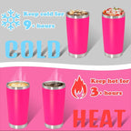 20 oz Tumbler with lid Double Wall Vacuum Insulated Tumblers Stainless Steel - Image 4
