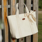 AW BRIDAL Monogram Canvas Tote Bag - Image 9