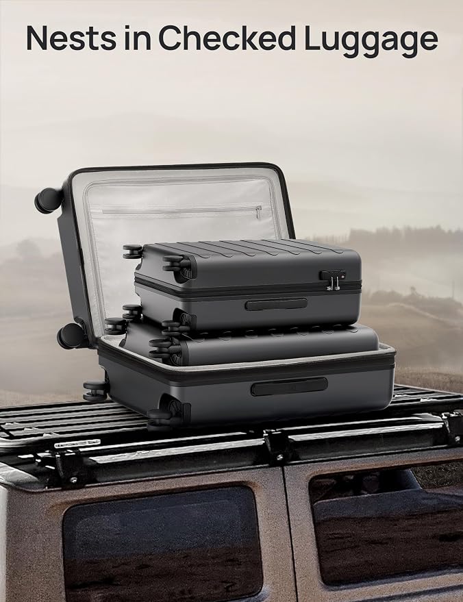 Carry on Luggage 22 X 14 X 9 Airline Approved, 20 Inch Luggage - Image 8