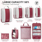 10 Set Compression Packing Cubes - Image 2