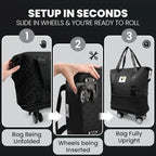 ISOKE Foldable Travel Duffel Bag - Image 4