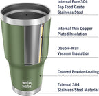 WETOWETO 30oz Tumbler, Stainless Steel Vacuum Insulated Water Coffee Tumbler Cup - Image 5