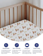 TotAha Premium Stretchy Crib Sheets-Hypoallergenic, Silky Comfort, Buttery Soft - Image 3