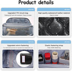 Travel Makeup Bags for Women Cosmetic Bag: Puffy Make up Bags Set of 3 - Image 4