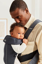 BabyBjörn Baby Carrier Mini, Anthracite, 3D Mesh | Newborn Carrier, Easy-to-Use - Image 6