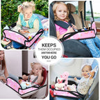 COOLBEBE Kids Travel Tray for Toddler Car Seat, Travel Tray for Airplane - Image 2
