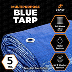 Better Blue Poly Tarp 25' x 40' - Image 2