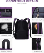 LOVEVOOK Travel Laptop Backpack Waterproof Anti Theft Backpack - Image 6