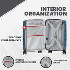 Spyder Matrix 29 Inch Large Checked Luggage Expandable Hardside Upright Suitcase - Image 5