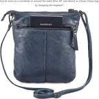 Crossbody Sling Bag for Women Small Real Leather Purse Vintage Travel Crossover - Image 5
