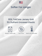 TotAha Premium Stretchy Crib Sheets-Hypoallergenic, Silky Comfort, Buttery Soft - Image 4