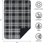 Outdoor Waterproof Blanket, Foldable Fleece Stadium Blanket - Image 3