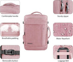 Carry On Backpack for Women, 50L Travel Backpack Flight Approved, Expandable - Image 3