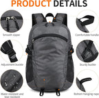 Small Hiking Daypack, 15L Waterproof Hiking Backpack Packable Lightweight - Image 6