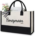 TOPDesign Canvas Tote Bag, Bridal Shower Gifts by TOPDesign