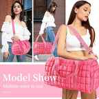 Quilted Travel Duffle Bag Gym Bag - Image 4