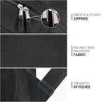 ZORFIN 26L Black Backpack for College, and Travel: Water Resistant Bookbag - Image 6