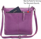 Small Soft Genuine Leather Crossbody Purse Women’s Sling Crossover Shoulder - Image 4
