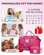 Women Gift, Teen Gifts for Girls-Initial Travel Bag - Image 2