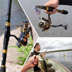 Sougayilang Fishing Rod Reel Combos Carbon Fiber Telescopic Fishing pole - Image 7
