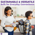 Everusely - Bento Box - Lavender, 37oz / 1.1 L - Stainless Steel Lunch Box - 3 - Image 3