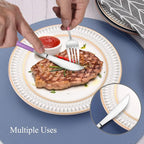 Mirror Silver multicolor Silverware Set, 20-Piece Stainless Steel Flatware Set - Image 5