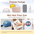 Newbealer Travel Iron with Global Voltage, 100-240V Mini Dry Iron - Image 8