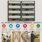 96 Key Lock Box, Key Cabinet Organizer, Key Safe Security Storage Lockbox Holder - Image 5