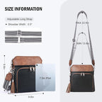 Crossbody Purse for Women, Lightweight Medium Crossbody Bag Soft Leather - Image 4