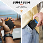 BULLIANT Men Wallet Gift Boxed, Slim Front Pocket Wallet Money Clip Card Holder - Image 7
