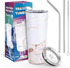 THILY Stainless Steel Vacuum Insulated Tumbler Travel Mug 26 oz Coffee Cup - Image 6