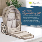 Itzy Ritzy Diaper Bag Backpack – Large Capacity Boss Plus Baby Backpack Diaper - Image 2