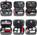 sisma Travel Electronics Organizer Tech Accessories Case Small Carrying Bag - Image 3