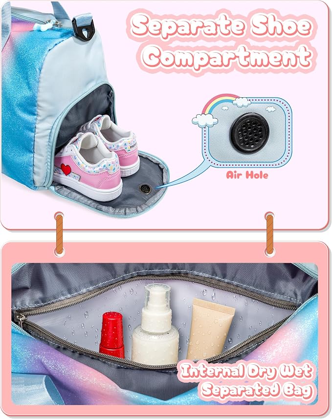 Dance Recital Gifts for Girls-Girl Gym Bag - Image 7