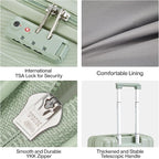 Hanke Luggage Sets 3 piece Carry On Luggage - Image 7