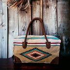 Southwestern Large Weekender Travel Bag Western Duffle Bag Boho Travel Bag - Image 3