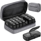 AUVON Canvas Bag XL Weekly Pill Organizer 2 Times a Day, Travel Pill Box 7 Day by AUVON
